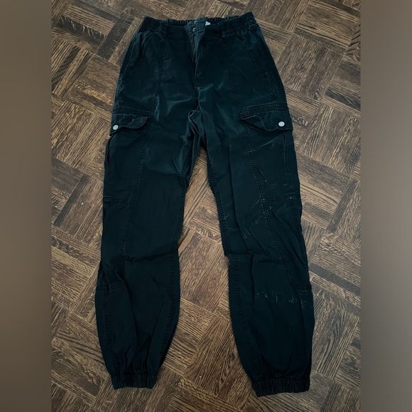 COPY - garage cargo brianna bubble pants in black size small - Picture 4 of 5